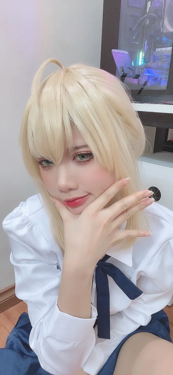 PoppaChan - Artoria Pendragon (Fate) [124P,10V-849MB] tg@simisebaisi 【丝足阁】095.webp